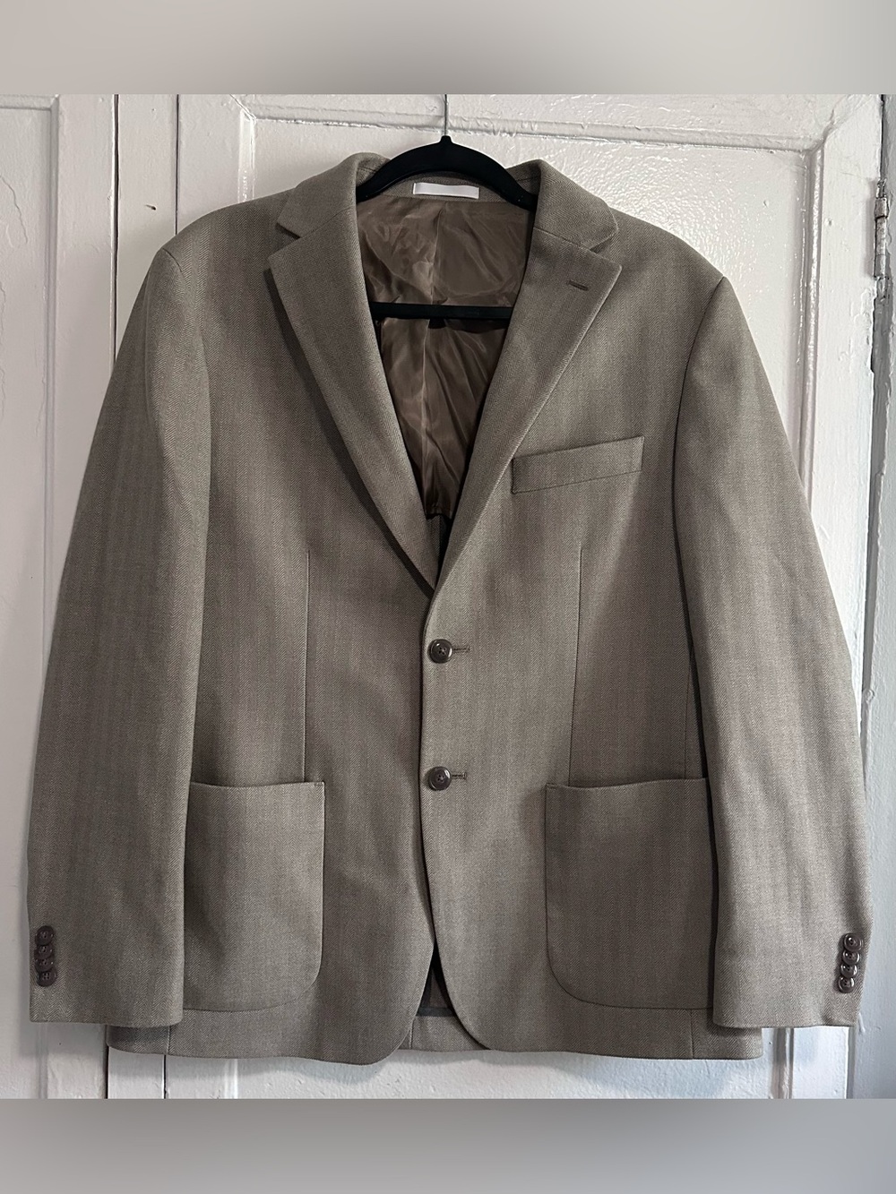 Michael Kors Men's Light Gray Two-Button Sport Coat